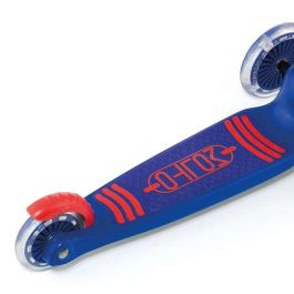 Patinete maxi scooter azul 3 ruedas con luces 56 cm