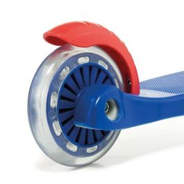 Patinete maxi scooter azul 3 ruedas con luces 56 cm