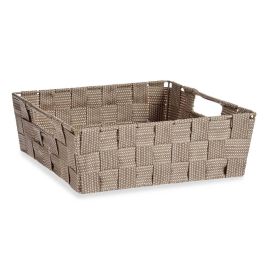 Cesta de Tela Kipit 23 cm Natural - 27x8x23 cm, Beige, 3 L (48 Unidades) Cesta de Tela Kipit 23 cm Natural - 27x8x23 cm, Beige, 3 L (48 Unidades)