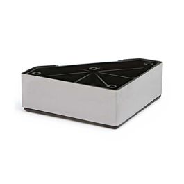 Q&Q Kinera Pata Escuadra Plástico para Sofá o Mueble, 83x83mm Altura 31mm, Acabado Cromo Recubierto (No Pintado) Precio: 1.49999949. SKU: B17MY6ECJ3