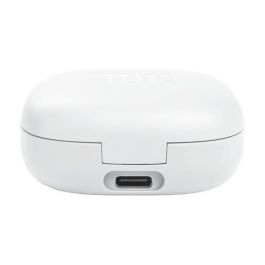 JBL JBLWFLEXWHT Auriculares Inalámbricos Bluetooth 5.2 Wave Flex IP54 Deep Bass 32h Batería Estuche Carga Rápida Blancos