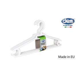 Dem Set 6 Perchas Plástico 42 x 20 cm Blancas (8 Cajas) Precio: 15.49999957. SKU: B16LFCKWGA