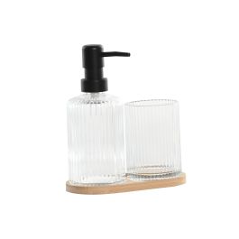 Baño Moderno DKD Home Decor Transparente Natural 8.2 x 18 x 16 cm Set de 3 Precio: 6.50000021. SKU: B17BTFY3CV