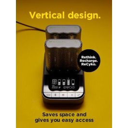 GP ReCyko Pro-Charger Dock P461 con 2 Cargadores Pro + 8 Pilas Recargables AA Pro Photoflash