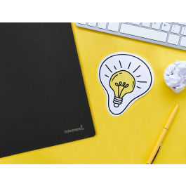 Liderpapel Libreta A4 Tapa Blanda 80 Hojas 60gr Liso con Doble Margen Negra