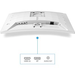 Philips 27M2C5201L Monitor Curvo 27 Pulgadas QHD 165Hz 1ms VA 2560x1440 16:9 Blanco Conexiones HDMI DP