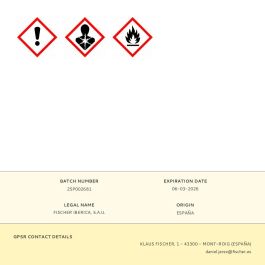 Fischer Espuma fire stop manual - Espuma de poliuretano monocomponente 750 ml, inflamabilidad B1, resistencia al fuego EI240