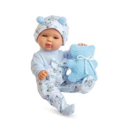 Berjuan Muñeca Baby Smile de 30 cm con Pijama Azul - Juguete Infantil para Niñas desde 3 Años, No Necesita Pilas ni Emite Sonidos Precio: 29.58999945. SKU: B1CZJA33JK