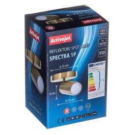 Aplique de Pared Activejet AJE-SPECTRA 1P Dorado Metal 40 W 230 V Aplique de Pared Activejet AJE-SPECTRA 1P Dorado Metal 40 W 230 V