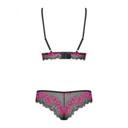 Conjunto de Lencería Obsessive Tulia Negro S/M