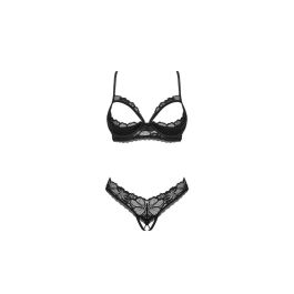 Conjunto de Lencería Obsessive Negro M/L