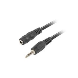 Cable Audio Jack (3,5 mm) Lanberg Negro