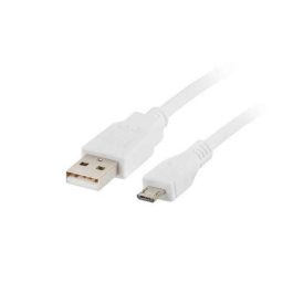 Cable Micro USB Lanberg Blanco Precio: 0.95000004. SKU: S5607618