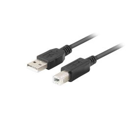LANBERG CA-USBA-15CU-0010-BK Cable USB 2.0 a USB B Macho, 1 Metro, Negro Precio: 5.50000055. SKU: B1EXRWAKSY