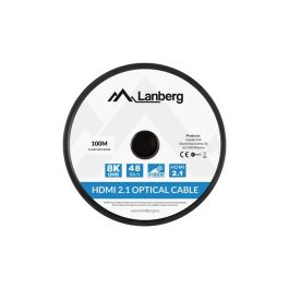 Cable HDMI Lanberg CA-HDMI-30FB-1000-BK Negro 100 m