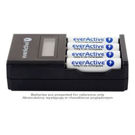Cargador de Pilas EverActive NC450B Baterías x 4 Cargador de Pilas EverActive NC450B Baterías x 4
