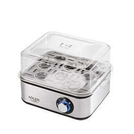 Adler AD 4486 Cocedor de Huevos 800 W para 8 Huevos, 3 Modos de Cocción: Blandos, Medios, Duros con Apagado Automático