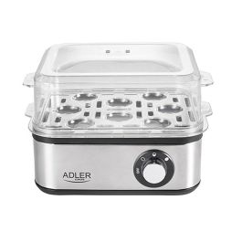 Adler AD 4486 Cocedor de Huevos 800 W para 8 Huevos, 3 Modos de Cocción: Blandos, Medios, Duros con Apagado Automático