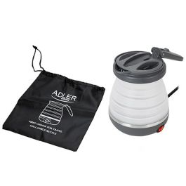 Adler ad 1279 Hervidor de Agua Plegable de Silicona 0.6 L, 750 W con Apagado Automático y Bolsa de Almacenamiento