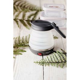 Adler ad 1279 Hervidor de Agua Plegable de Silicona 0.6 L, 750 W con Apagado Automático y Bolsa de Almacenamiento