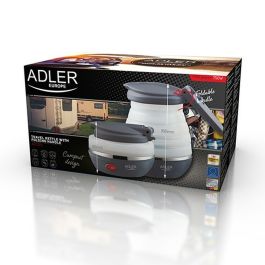 Adler ad 1279 Hervidor de Agua Plegable de Silicona 0.6 L, 750 W con Apagado Automático y Bolsa de Almacenamiento