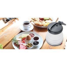 Adler ad 1279 Hervidor de Agua Plegable de Silicona 0.6 L, 750 W con Apagado Automático y Bolsa de Almacenamiento