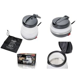 Adler ad 1279 Hervidor de Agua Plegable de Silicona 0.6 L, 750 W con Apagado Automático y Bolsa de Almacenamiento
