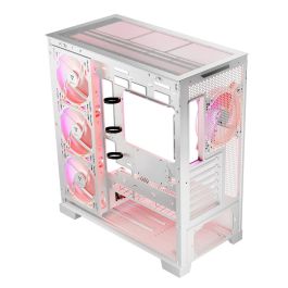 Caja Semitorre ATX Modecom Volcano SPACE APEX ARGB Blanco Caja Semitorre ATX Modecom Volcano SPACE APEX ARGB Blanco