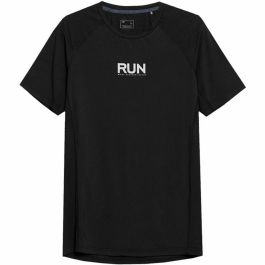 Camiseta de Manga Corta Hombre 4F Run Negro