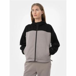 Sudadera con Capucha Mujer 4F Gris