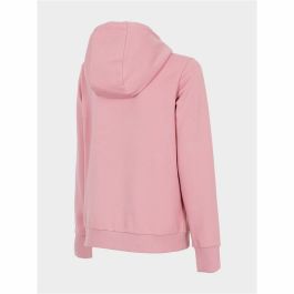 Sudadera con Capucha Mujer 4F Zip Up Rosa