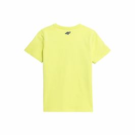 Camiseta de Manga Corta Niño 4F JTSM012 Amarillo