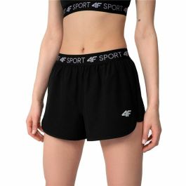 Pantalones Cortos Deportivos para Mujer 4F Quick-Drying Negro