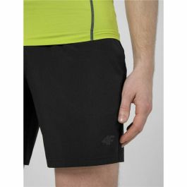 Pantalones Cortos Deportivos para Hombre 4F Quick-Drying Negro