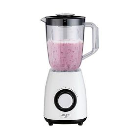 Adler ad 4085 Batidora de Vaso 1000W 1.5L Jarra Plástico AS BPA Free, Cuchilla Inox 4 Hojas, 2 Velocidades, Función Pulsación