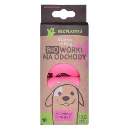 Bolsa de residuos Starch Bag 961810 Rosa (120 Piezas)