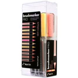 Karin Rotuladores Brushmarker Pro "Skin Colours" Punta Pincel C-Surtidos Set 12 Ud Precio: 18.49999976. SKU: B1J2GG224Z