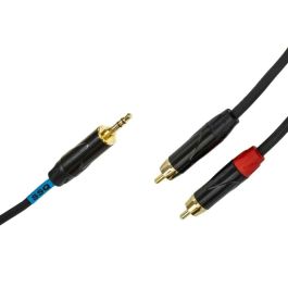 Cable Audio Jack a 2 RCA Sound station quality (SSQ) MiJRCA1 1 m