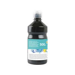 Tempera Liquida Liderpapel Escolar 500 mL Negro