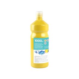 Tempera Liquida Liderpapel Escolar 1000 mL Amarillo