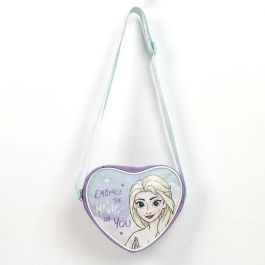 Cerdá Bolso Corazón Frozen, Bandolera Infantil con Forma de Corazón, Color Azul, Medidas 15x14x4 cm, para Niñas y Niños de 3+ Años Cerdá Bolso Corazón Frozen, Bandolera Infantil con Forma de Corazón, Color Azul, Medidas 15x14x4 cm, para Niñas y Niños de 3+ Años
