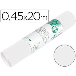 Rollo Adhesivo Liderpapel Unicolor Blanco Brillo Rollo De 0,45 X 20 Mt