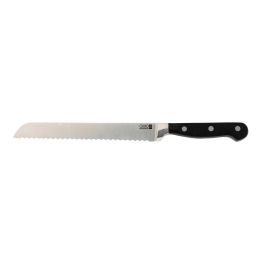 Cuchillo Pan Acero Inoxidable Inox Chef Black Quid Professional 20 cm