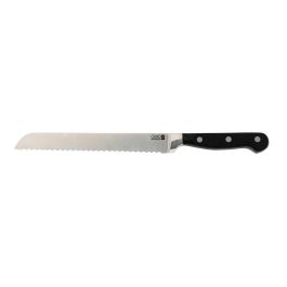 Cuchillo Pan Acero Inoxidable Inox Chef Black Quid Professional 20 cm (6 Unidades)