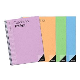 Additio Cuaderno Triplex Para El Profesorado Espiral Doble 144 Páginas Pvc C-Surtidos