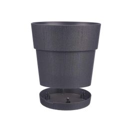 Maceta Plastico 25 Cm Ethica Antracita Stefanplast (6 Unidades) Maceta Plastico 25 Cm Ethica Antracita Stefanplast (6 Unidades)