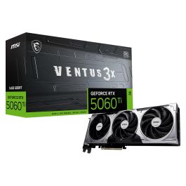 MSI Tarjeta Gráfica GeForce RTX 5060 Ti 16GB GDDR7 Ventus 3X OC con 3 Ventiladores Precio: 1100.49999972. SKU: B15LHQXHAF