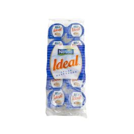 Leche Evaporada Ideal Porciones De 7,5 gr Envase De 10 Unidades