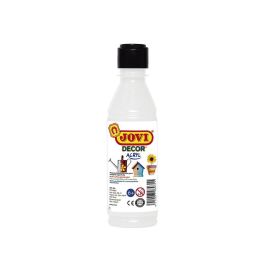 Jovi Pintura Plástica Jovidecor Acryl Botella De 250 mL Blanco