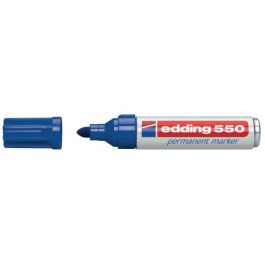 EDDING Marcador permanente 550 punta conica trazo 3-4mm azul Precio: 3.69000027. SKU: BIX10550-03